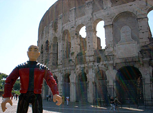 Jean Luc visits Rome Colliseum