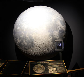 Griffith Observatory Moon exhibit