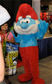 Papa Smurf at Comic-con