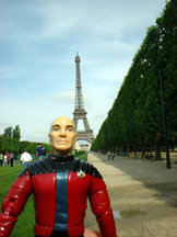 Jean Luc visits the Eiffel Tower