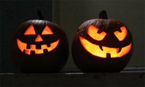 Scary Pumpkin & Happy Pumpkin