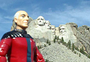 Jean Luc visits Mount Rushmore