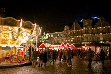 Christmas Market in Dusseldorf Germany