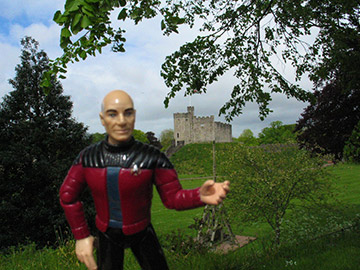 Jean Luc visits Cardiff Castle