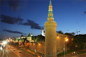 Kremlin at night