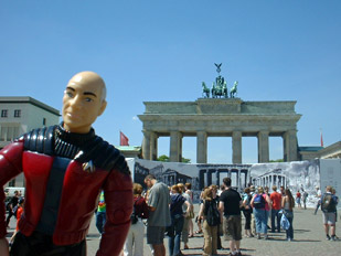 Jean Luc at the Brandenburg Gate
