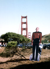 Jean Luc by the Golden Gate Bridge