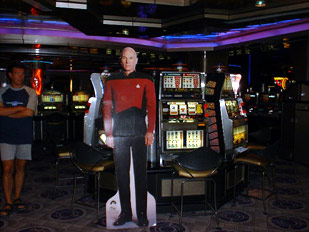 Jean Luc plays the slots