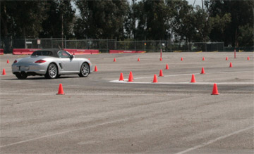 Porsche driving event