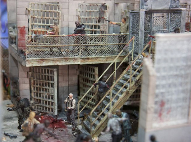 The Walking Dead Prison Cell playset